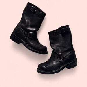 Black Moto Boots vintage